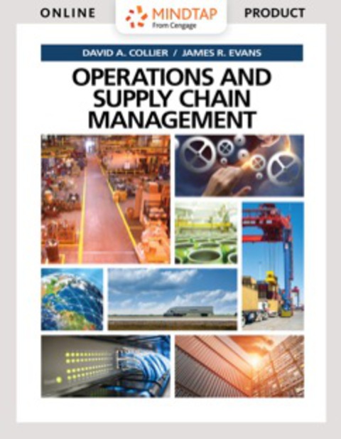 Cover image for book MindTap Operations and Supply Chain Management