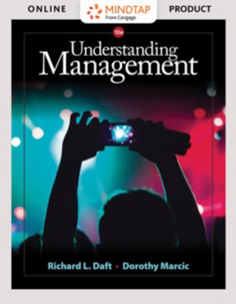 Cover image for book MindTapV2.0 Management for Daft/Marcic's Understanding Management, 10th Edition [Instant Access], 1 term (6 months)