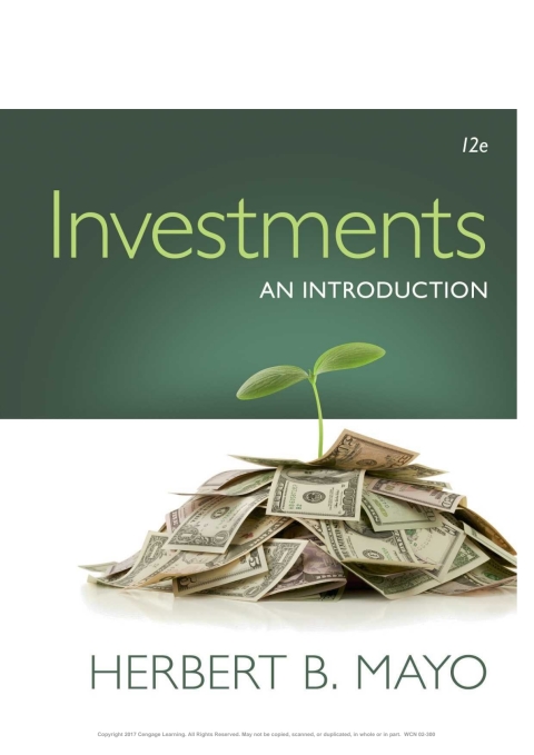 Cover image for book Investments: An Introduction