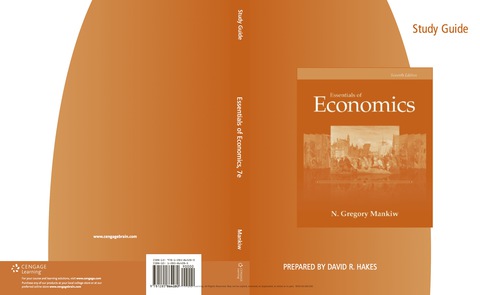 Cover image for book Study Guide for Mankiw's Essentials of Economics