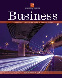 Business: Its Legal, Ethical, and Global Environment 11th edition