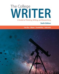 Cover image: The College Writer 6th edition 9781305958067
