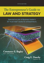 “The Entrepreneur’s Guide to Law and Strategy” (9781337515313)