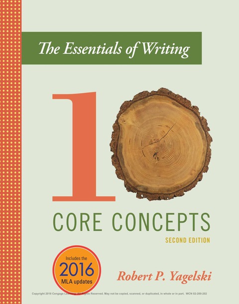 Cover image for book The Essentials of Writing: Ten Core Concepts