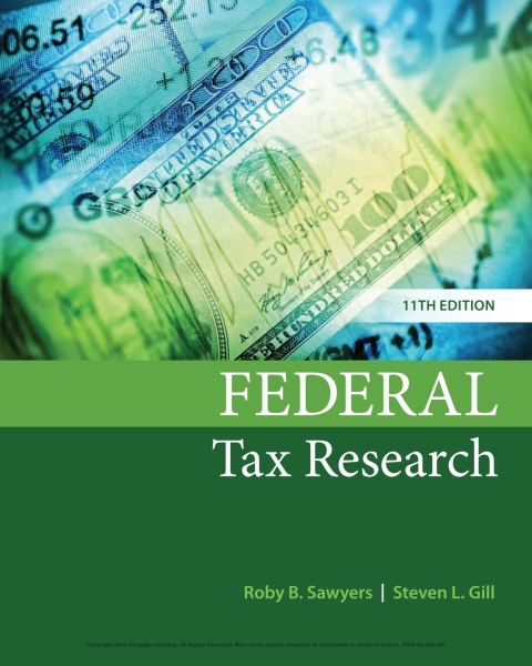 Cover image for book Federal Tax Research