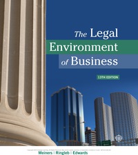 LEGAL ENVIRONMENT OF BUSINESS