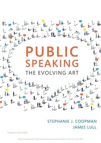 Cover image: Public Speaking: The Evolving Art 4th edition 9781337107563