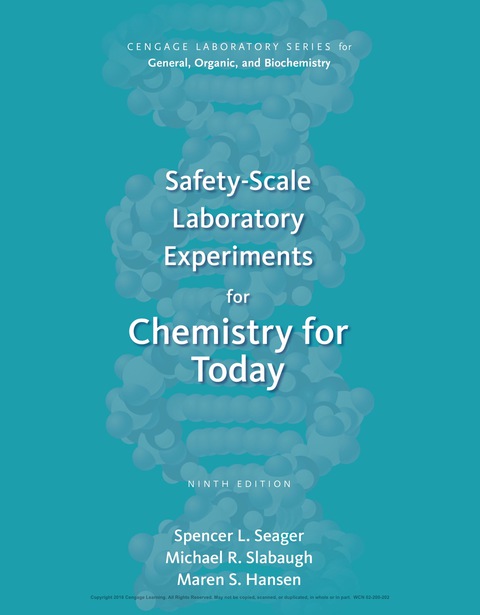 Cover image for book Safety-Scale Laboratory Experiments for Chemistry for Today