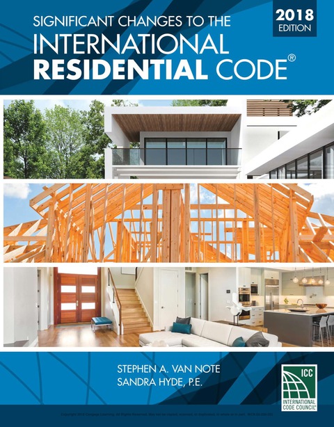 Cover image for book Significant Changes to the International Residential Code 2018 Edition