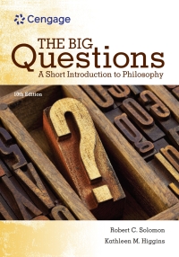 Titelbild: The Big Questions: A Short Introduction to Philosophy 10th edition 9781337634267