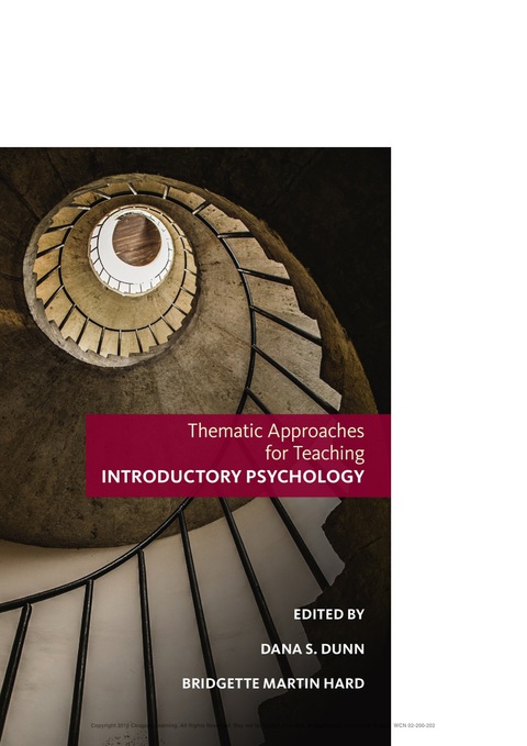 Cover image for book Thematic Approaches for Teaching Introductory Psychology