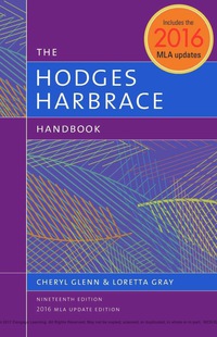 Titelbild: Hodges Harbrace Handbook, 2016 MLA Update 19th edition 9781337669795