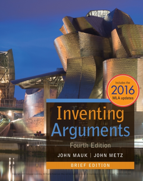 Cover image for book Inventing Arguments Brief Edition, 2016 MLA Update