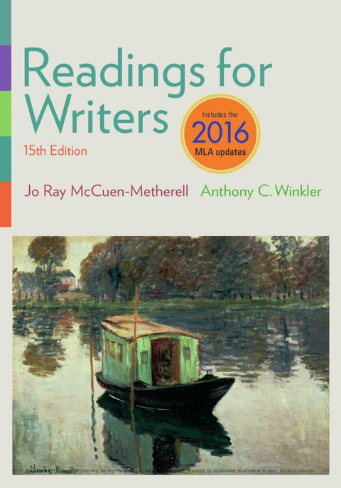 Cover image for book Readings for Writers, 2016 MLA Update