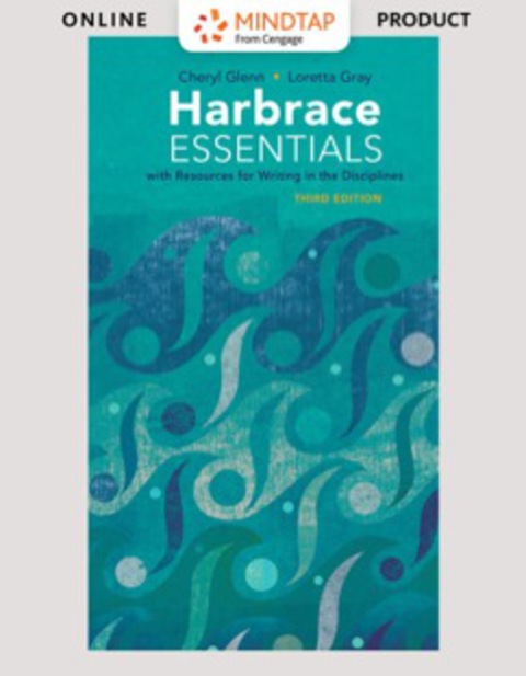 Cover image for book MindTap English for Glenn/Gray's Harbrace Essentials with Resources for Writing in the Disciplines, 3rd Edition [Instant Access], 2 terms (12 months)