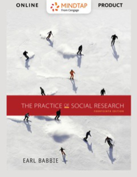 Cover image for book MindTap Sociology, Enhanced for Babbie's The Practice of Social Research, 14th Edition [Instant Access], 1 term (6 months)