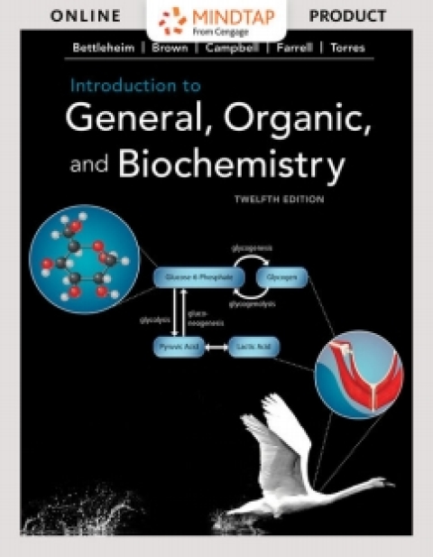 Cover image for book Student Solutions Manual eBook for Bettelheim/Brown/Campbell/Farrell/Torres' Introduction to General, Organic and Biochemistry, 12th Edition [Instant Access], 4 terms
