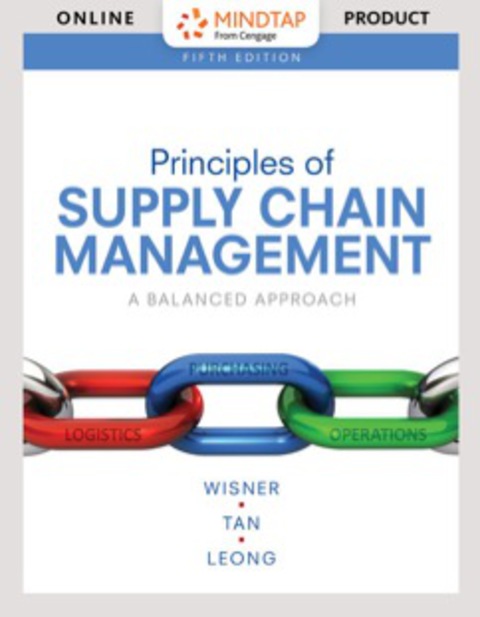 Cover image for book MindTap Decision Sciences for Wisner/Tan/Leong's Principles of Supply Chain Management: A Balanced Approach, 5th Edition [Instant Access], 1 term (6 months)