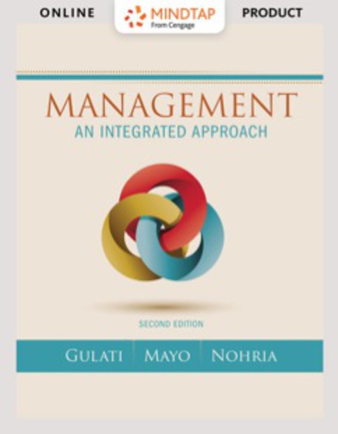 Cover image for book MindTapV2.0 Management for Gulati/Mayo/Nohria's Management: Integrated Approach