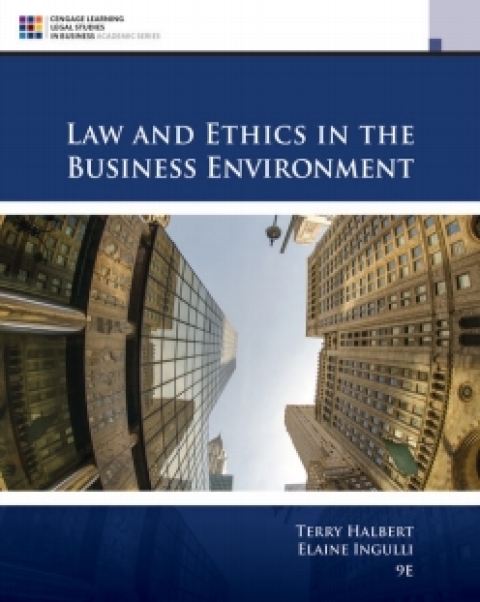 Cover image for book MindTap Business Law for Halbert/Ingulli's Law and Ethics in the Business Environment, 9th Edition [Instant Access], 1 term (6 months)