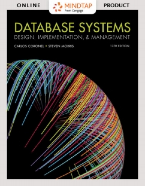 Cover image for book MindTap for Coronel/Morris' Database Systems: Design, Implementation, & Management