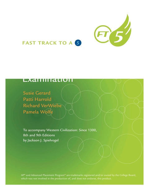 Cover image for book Fast Track to a 5: Preparing for the AP European History Examination