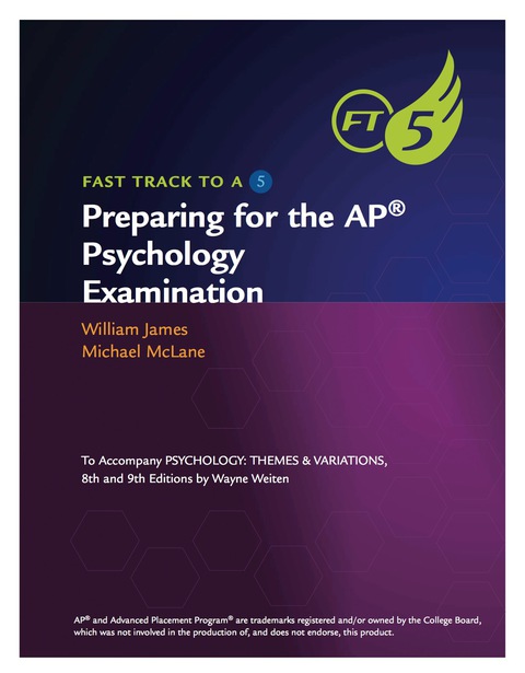 Cover image for book Psychology: Themes and Variations, 9th: Fast Track to a 5 AP Test Prep Workbook