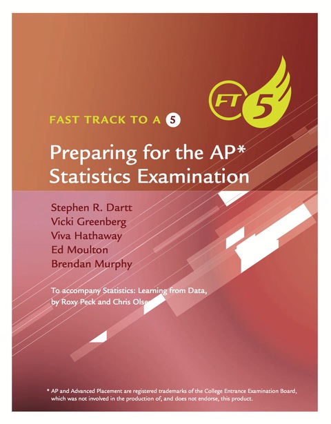 Cover image for book Fast Track to a 5 Test Prep AP for Statistics