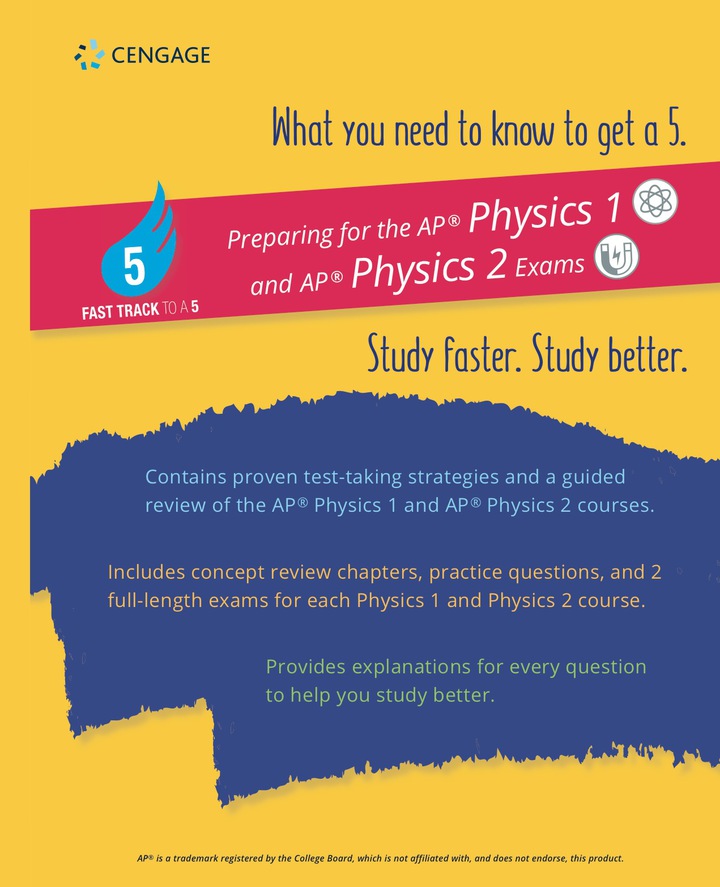 Fast Track to a 5 Test Prep for AP Physics 1 & 2