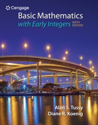 Cover image: Basic Mathematics for College Students with Early Integers 6th edition 9781337618403
