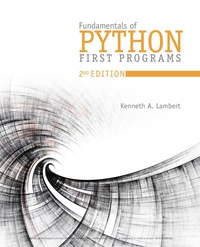 Cover image: Fundamentals of Python: First Programs and Data Structures 2nd edition 9781337677646