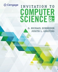 Cover image: Invitation to Computer Science 8th edition 9781337561914