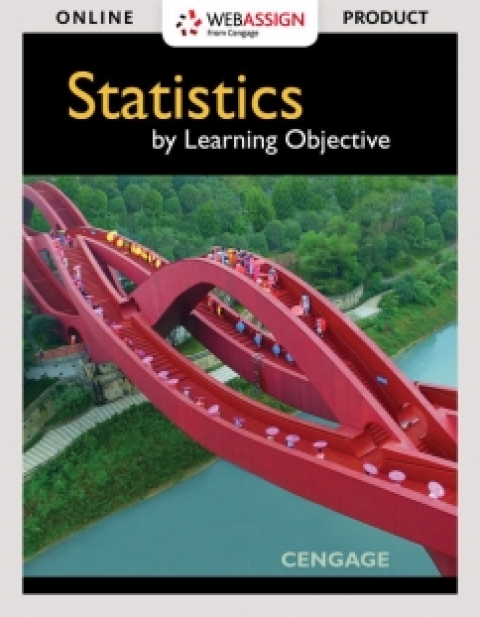 Cover image for book WebAssign for Statistics by Learning Objective, 1st Edition [Instant Access], Single-Term