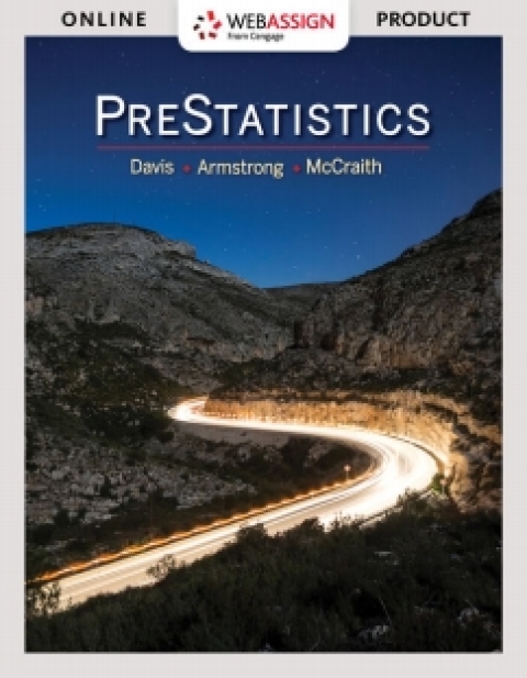 Cover image for book WebAssign for Davis/Armstrong/McCraith�s PreStatistics