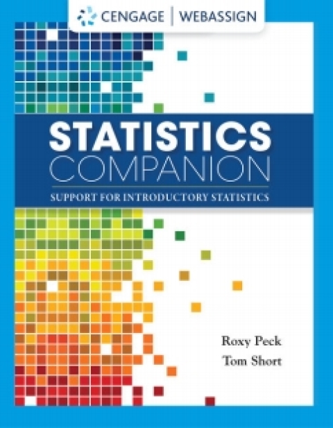Cover image for book WebAssign for Peck/Short, Statistics Companion: Support for Introductory Statistics, 1st Edition  [Instant Access], Single-Term