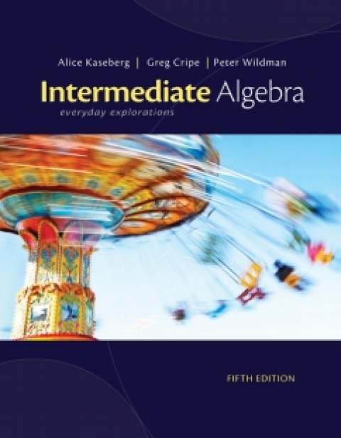 Cover image for book WebAssign for Kaseberg/Cripe/Wildman's Intermediate Algebra: Everyday Explorations, 5th Edition [Instant Access], Single-Term