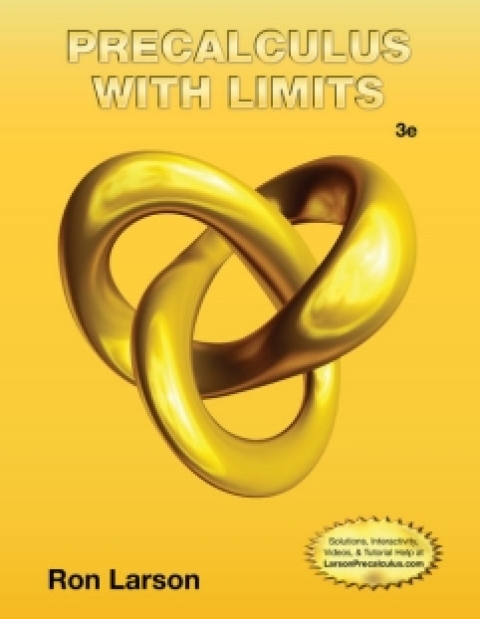 Cover image for book WebAssign for Larson's Precalculus with Limits, 3rd Edition [Instant Access], Single-Term