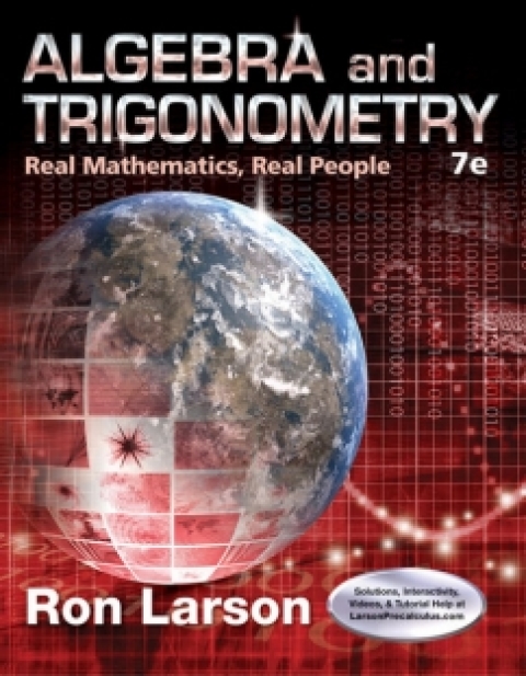 Cover image for book WebAssign for Larson's Algebra and Trigonometry: Real Mathematics, Real People, 7th Edition [Instant Access], Single-Term