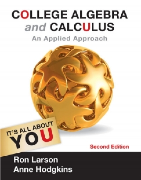 Cover image for book WebAssign for Larson/Hodgkins' College Algebra and Calculus: An Applied Approach