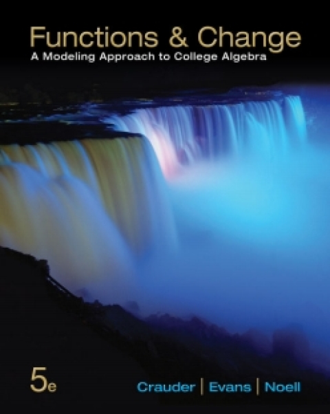 Cover image for book WebAssign for Crauder/Evans/Noell's Functions and Change: A Modeling Approach to College Algebra, 5th Edition [Instant Access], Single-Term
