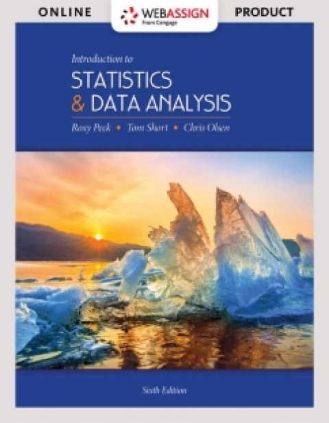 Cover image for book WebAssign for Peck/Short/Olsen's Introduction to Statistics and Data Analysis