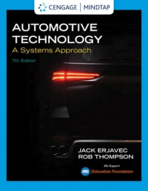 Cover image for book MindTap for Erjavec/Thompson's Automotive Technology: A Systems Approach, 7th Edition [Instant Access], 4 terms
