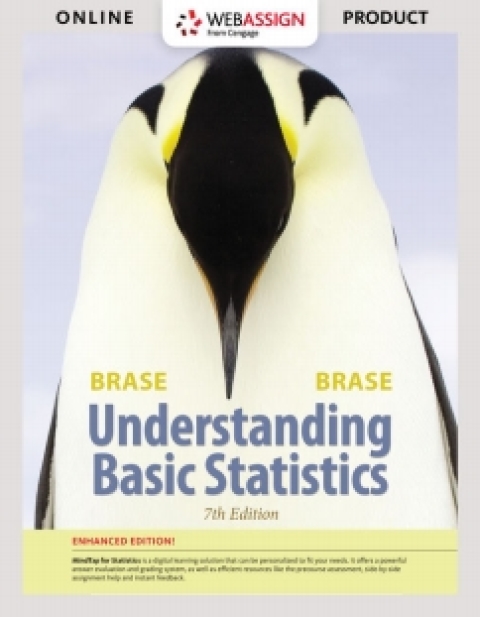 Cover image for book WebAssign for Brase/Brase's Understanding Basic Statistics, Enhanced