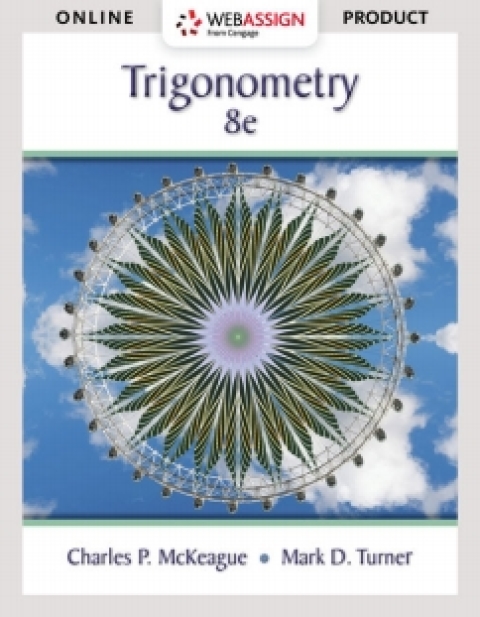 Cover image for book WebAssign for McKeague/Turner's Trigonometry