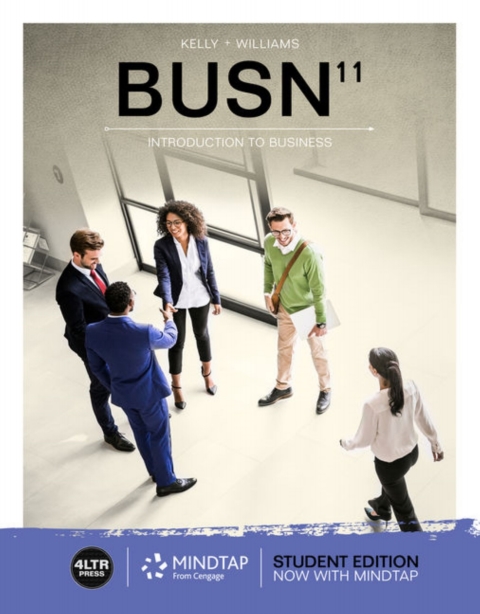 Cover image for book MindTap Business for Kelly/Williams' BUSN