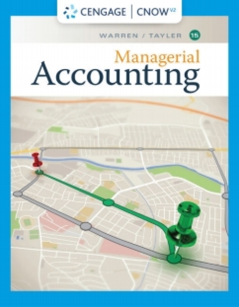 Cover image for book CengageNOWv2 for Warren/Tayler's Managerial Accounting
