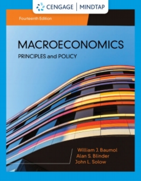 Cover image for book MindTap for Baumol/Blinder/Solow's Macroeconomics: Principles & Policy, 14th Edition [Instant Access], 1 term