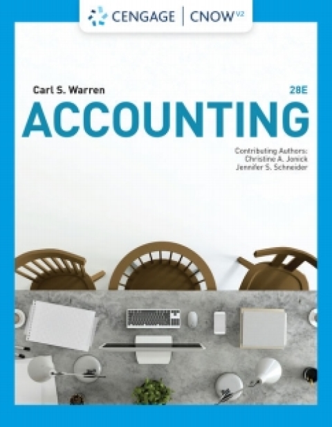 Cover image for book CengageNOWv2 for Warren/Jonick/Schneider's Accounting
