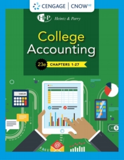 Cover image for book CengageNOWv2 for Heintz/Parry's College Accounting, Chapters 1-27