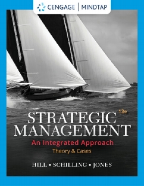 Cover image for book MindTap for Hill/Schilling/Jones' Strategic Management: Theory & Cases: An Integrated Approach